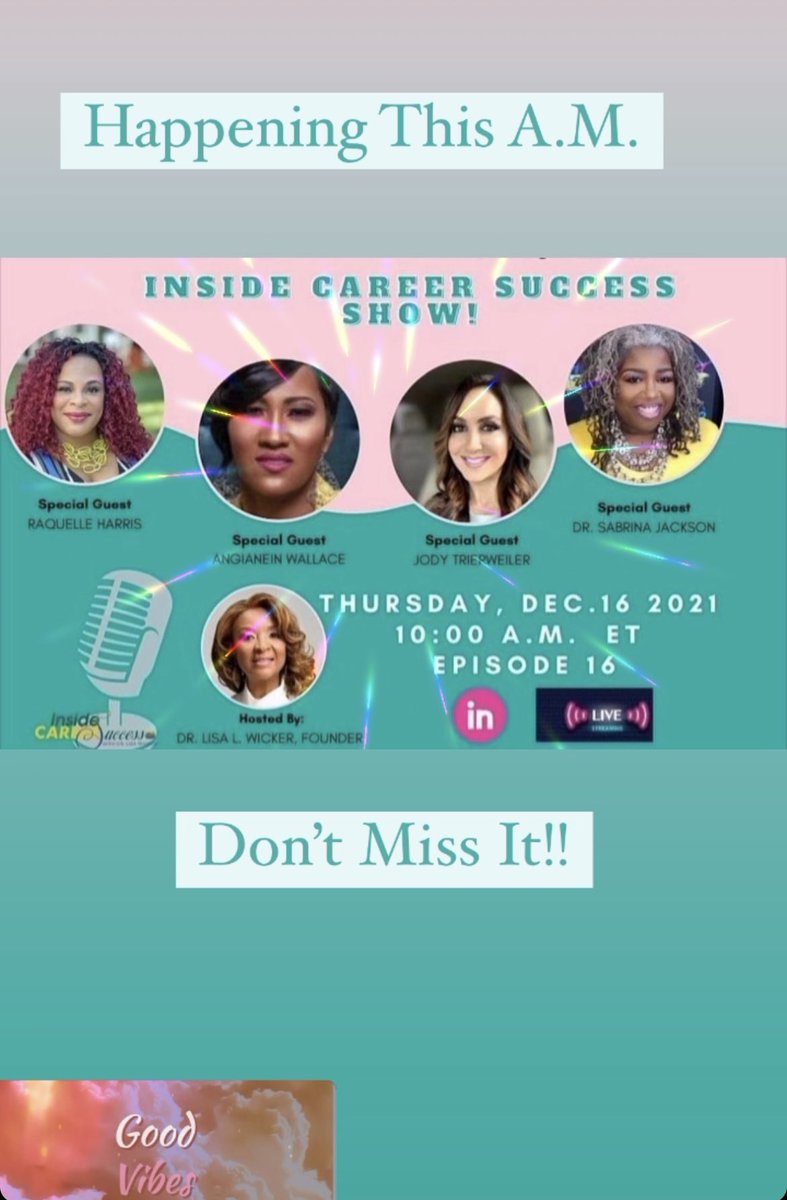 Join us on LinkedIn this morning @careermastered magazine.