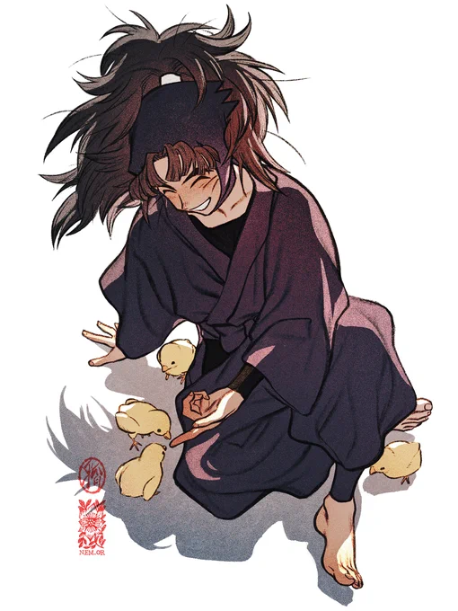 竹谷八左ヱ門 #nin_draw 