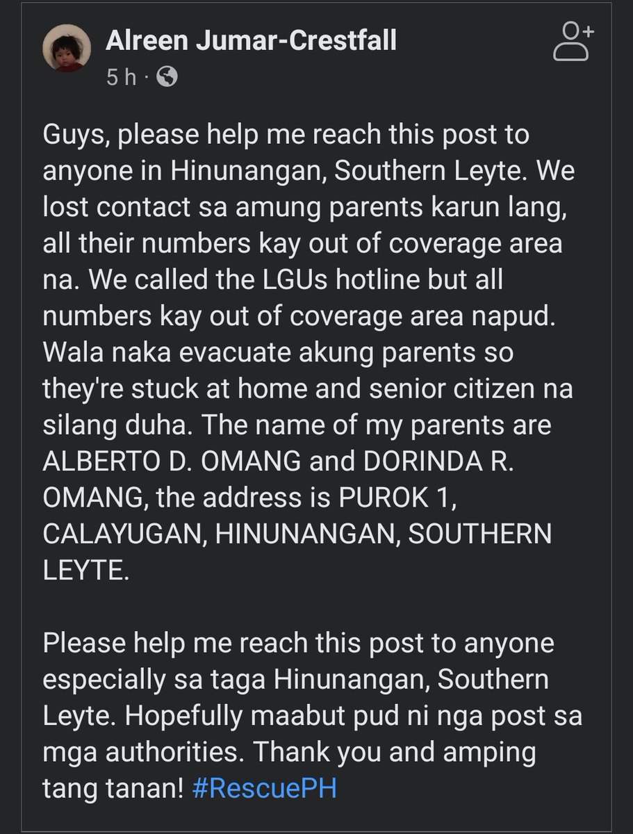 HINUNANG, SOUTHERN LEYTE! SOMEONE SEND HELP.

#ODETTEPH
#RESCUEPH