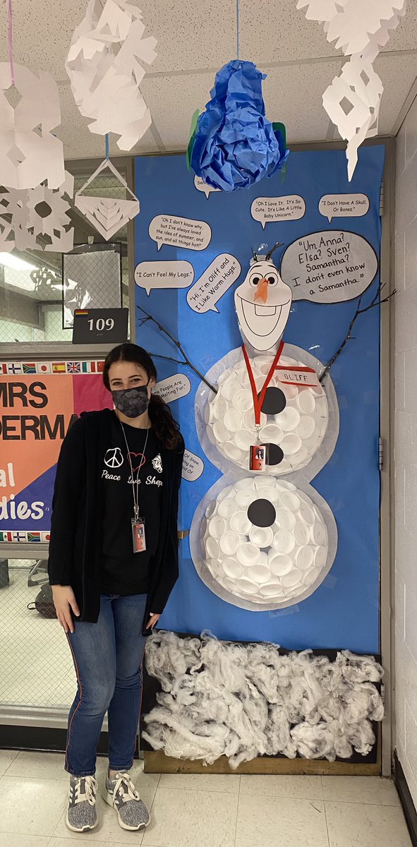 Oliff or Olaf? I’ll let you decide! ☃️#Engage109 #SMSPride