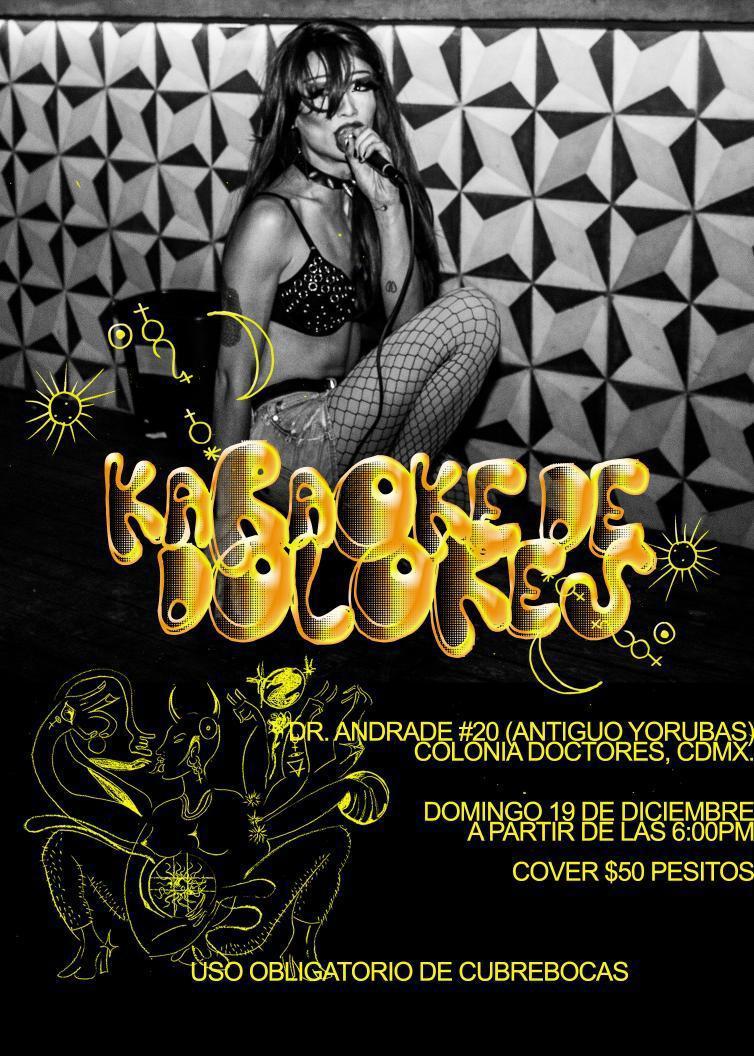 Querida gente finalmente el karaoke de <a href="/doloresblackk/">DoloresTv</a> se mueve al local de junto a La Cañita y lo dejamos en domingo. Ya no le movemos más, lo juro! Vayan pensando en qué van a cantar!