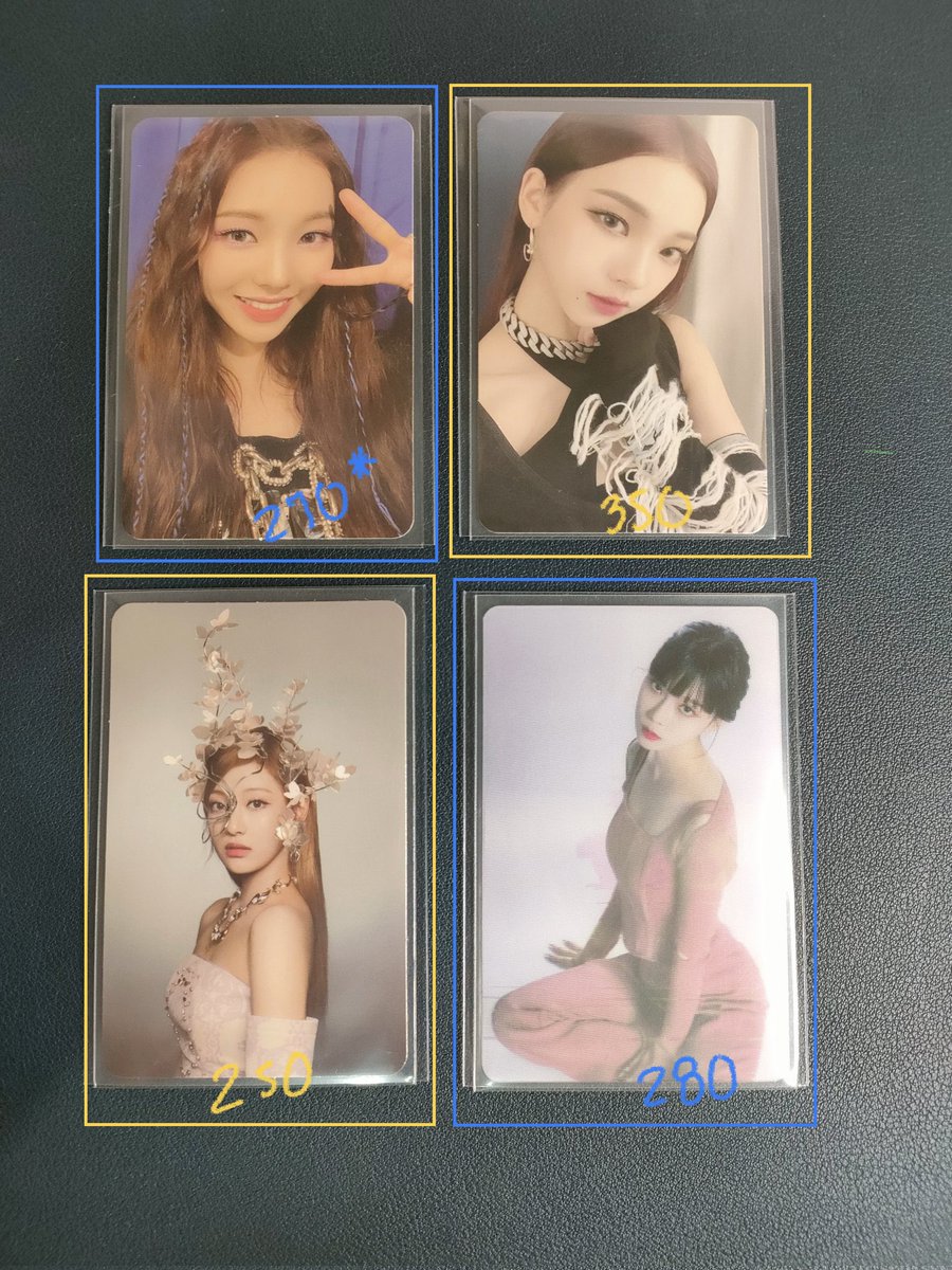 JajaCartz's tweet photo. WTS LFB AESPA PH

Savage pc set

BLUE SET-550
-Karina hq selca pc
-Winter lenti

YELLOW SET- 600
-Karina POS selca pc
-Ningning ar pc

Free pf

Mop: gcash
Mod: sco

Rfs: need funds pang bayad din ng pendings🥲 https://t.co/yJsTLh7XrB