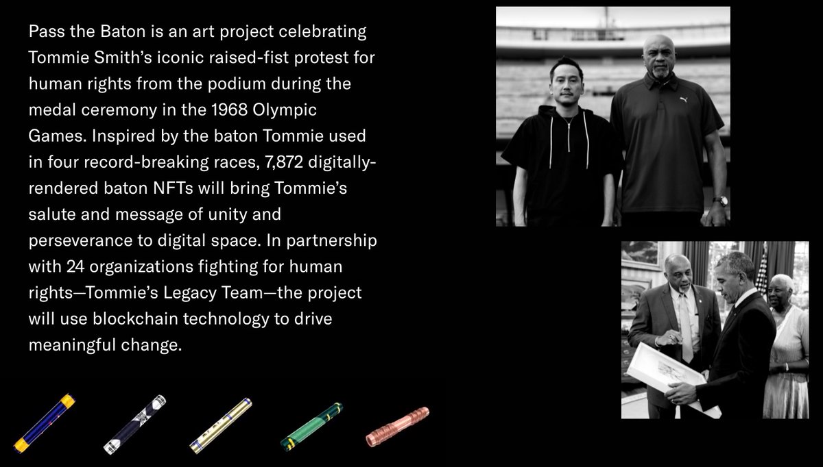 joeagoada's tweet photo. GM 🌞 to those leading at the intersection of #NFTs &amp; social impact.

@PassTheBaton kicks off today, a pioneering generative art project on the blockchain for social justice.

Shout out @GlennKaino @tommiesmith68 for breaking this ground for the #NFT &amp; #Philanthropy space. #GMI https://t.co/oCusH3I3PX