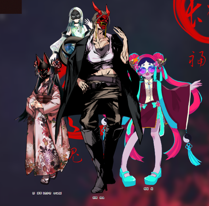 鬼面のtwitterイラスト検索結果