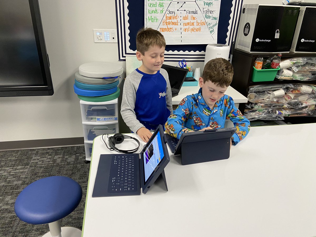 JES_Dickinson's tweet image. My students coded their own games and are now helping their friends beat it! #collaboration #futureready #BetterTogether #dragonscare Huge thanks to @timmyGTI for the great idea! #Quest #GT