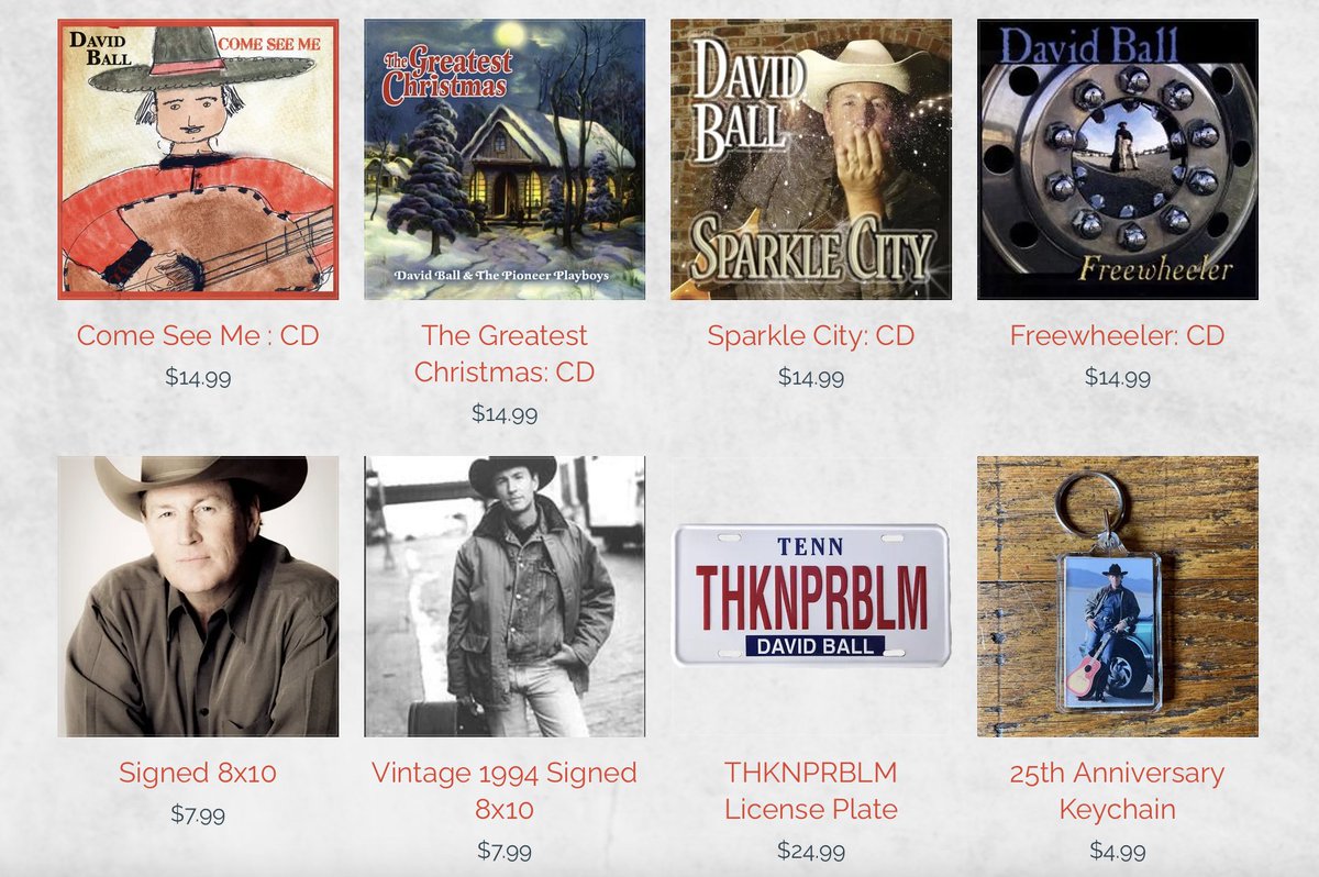 davidballmusic's tweet photo. Today is probably the last day that we could guarantee our elves could put goodies in the sleigh & get them to you. Here's what's in the Store, in stock and ready to head your way. Click here to get the elves' attention:
https://t.co/kCzh1HmzeF #ninetiescountry #stockingstuffers https://t.co/zNu2CZxxnQ
