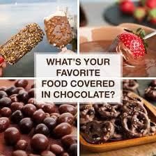 RiddicksRide's tweet photo. Today is National Chocolate Covered Anything Day! Let us know what your favorite is. https://t.co/RfNzrSGU7Q