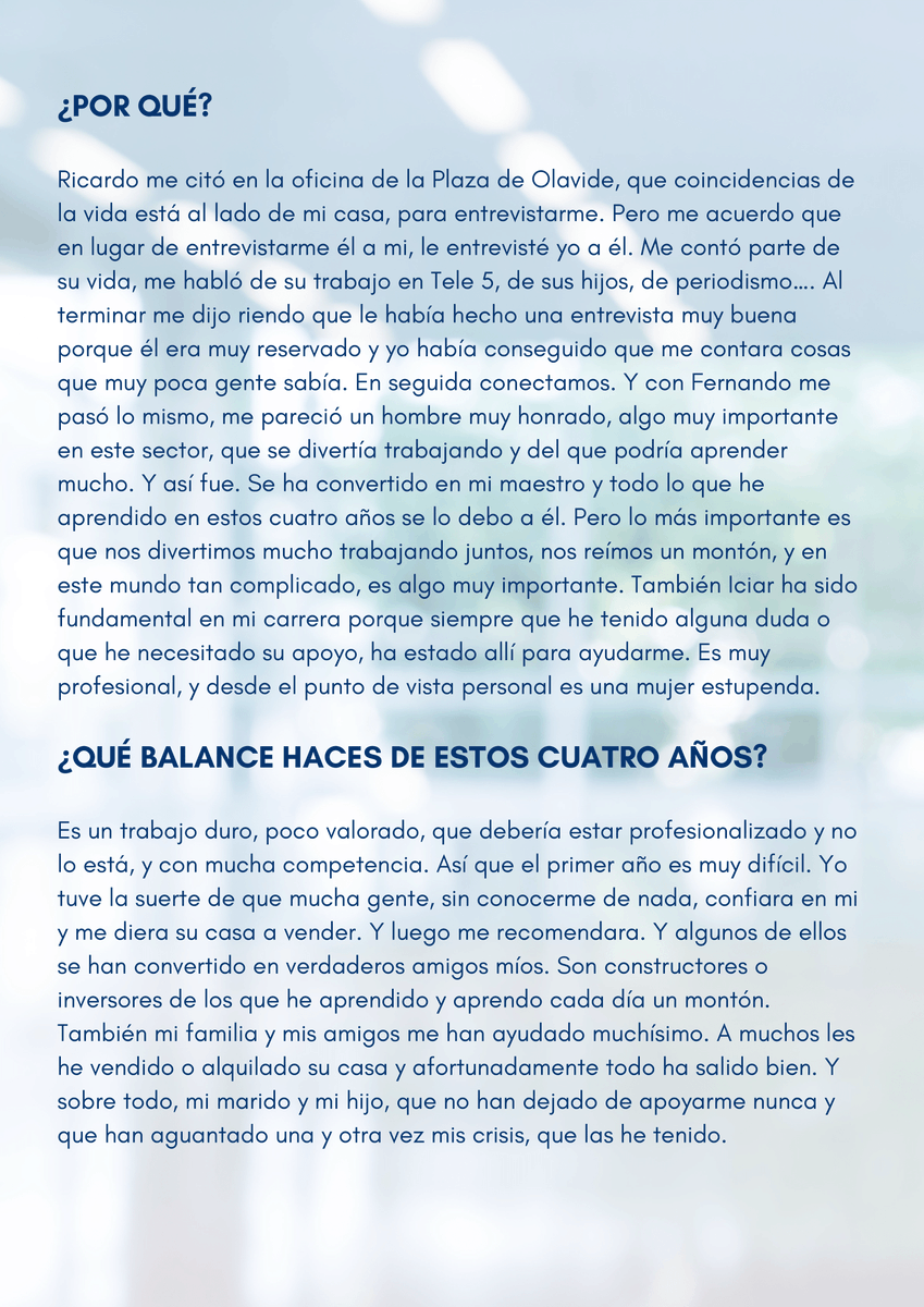 RemaxUrbe1's tweet photo. #Entrevista 📝👩 ~ Ana Anabitarte, #agente #asociada de @enviro_remax, y muy querida compañera, nos cuenta su #historia, #inicios en el #sector, #trayectoria #profesional, balance y proyección. Gracias por compartir tu #experiencia con nosotros ✨ https://t.co/frC1JmK6qP