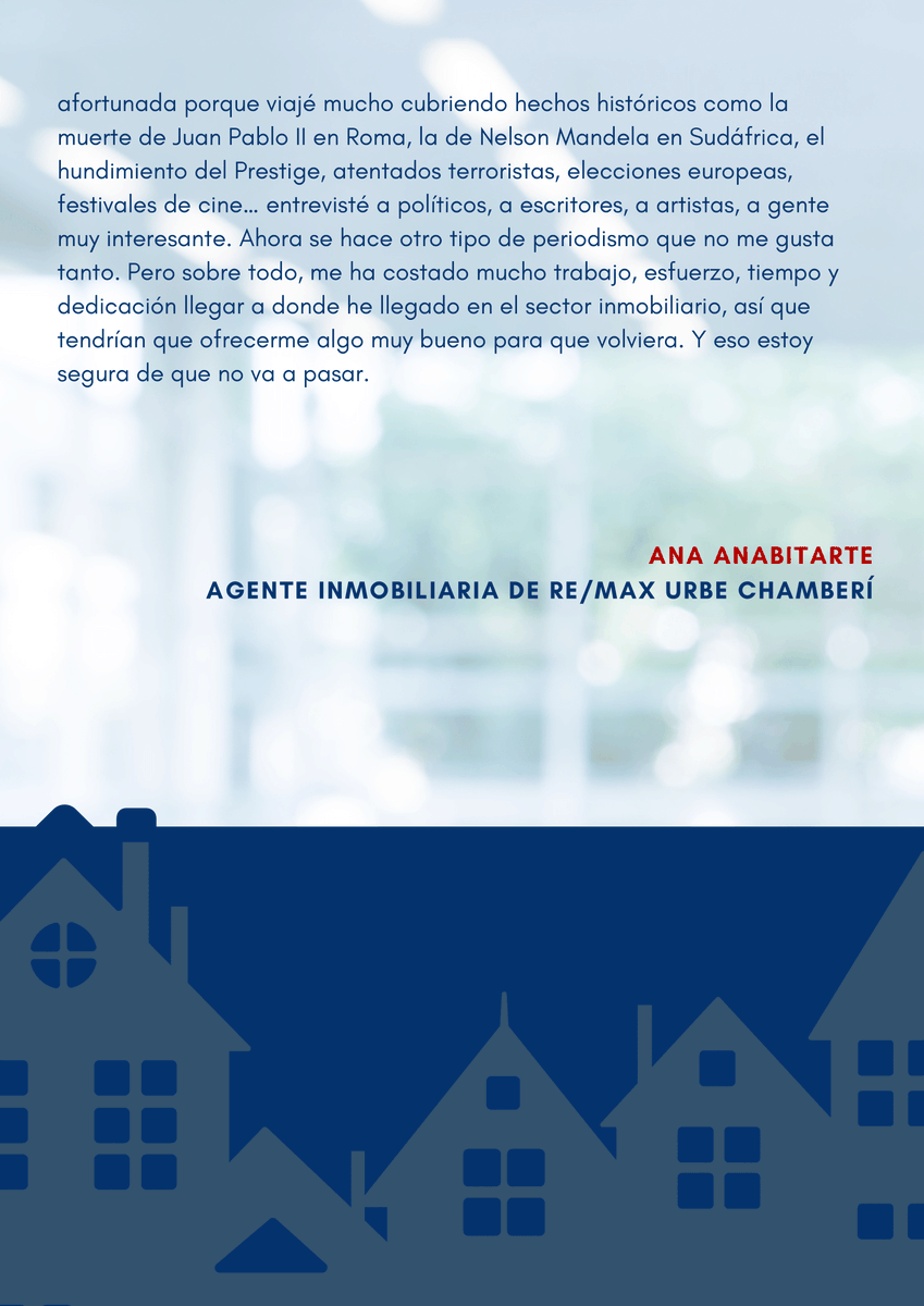 #Entrevista 📝👩 ~ Ana Anabitarte, #agente #asociada de <a href="/enviro_remax/">ENVIRO REMAX</a>, y muy querida compañera, nos cuenta su #historia, #inicios en el #sector, #trayectoria #profesional, balance y proyección. Gracias por compartir tu #experiencia con nosotros ✨