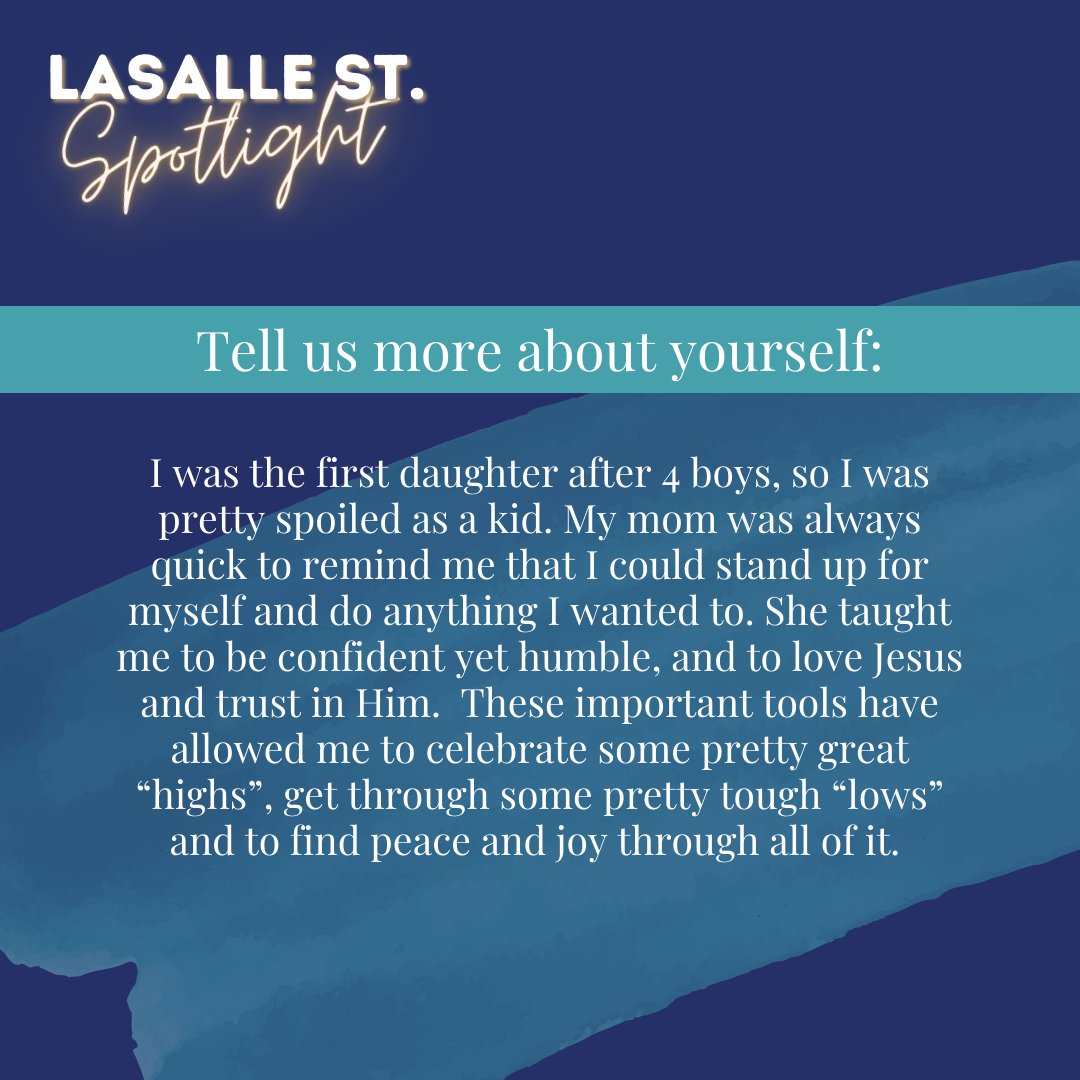 To finish out the year, this month we want to introduce you to someone that has been a valued partner here at LaSalle St. for over 25 years, Tam Hubert.

Learn more about Tam below!