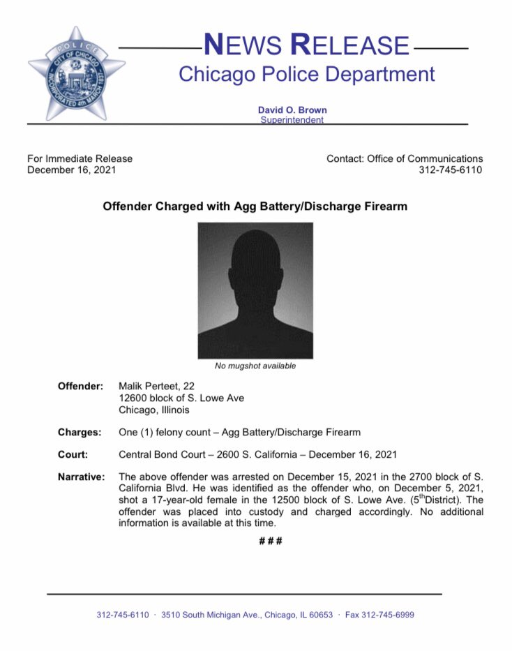 Tom Ahern (@tahern_) on Twitter photo Offender Charged with Aggravated Battery and Discharge of a Firearm <a href="/ChicagoCAPS05/">5th District-Calumet</a> <a href="/Area2Detectives/">Chicago Police Area 2 Detectives</a> #ChicagoPolice Offender Charged with Aggravated Battery and Discharge of a Firearm <a href="/ChicagoCAPS05/">5th District-Calumet</a> <a href="/Area2Detectives/">Chicago Police Area 2 Detectives</a> #ChicagoPolice