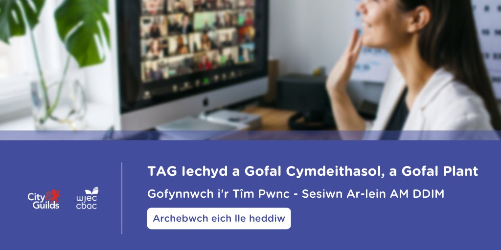 Addysgu TAG Iechyd a Gofal Cymdeithasol, a Gofal Plant?

Peidiwch â cholli allan ar ein sesiynau Holi ac Ateb ar-lein AM DDIM mis nesaf, lle bydd ein tîm pwnc yn ymateb i'ch ymholiadau ynghylch cyflwyno'r cymhwyster!

Ewch draw i'n gwefan i ddysgu mwy:  bit.ly/DigwyddiadauDI…