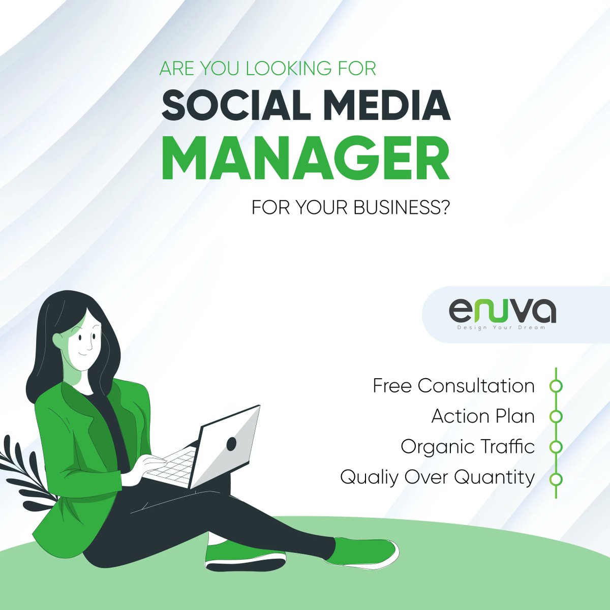 Enuvait's tweet photo. Are you looking for social media manager for your business.

Email Us : enuvait@gmail.com
.
.
#onlinemarketing #Fiverr #usa #branding #illustration #facebook #DigitalMarketing #graphics #agency #AgencyLife #FYP #brand #today #marketingagency #F4F #enuvait #Upwork #GrowthHacking https://t.co/vC5eLruVym