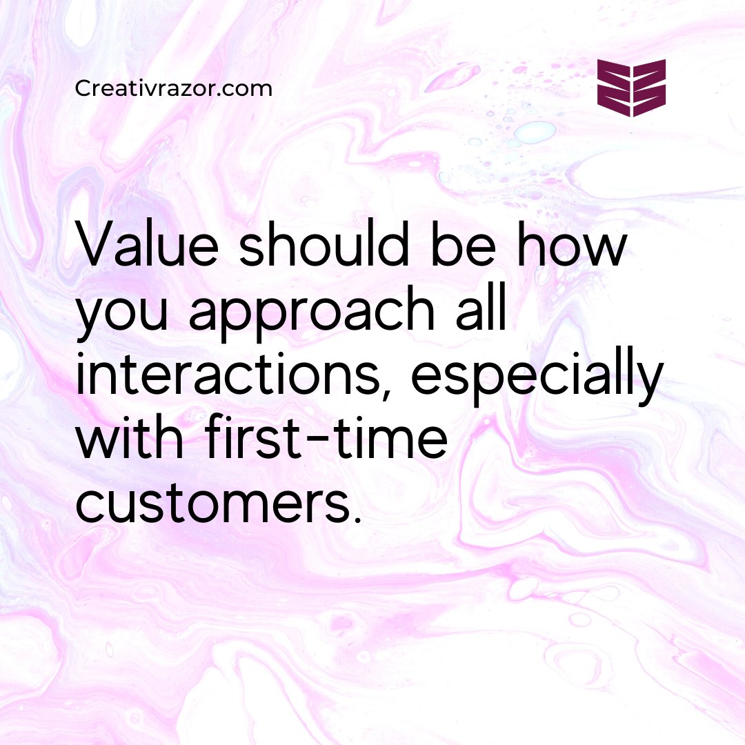 CreativRazor's tweet photo. How are you being of value to your ideal clients?

Value is the best way of gaining customer trust and fostering lasting relationships>>>https://t.co/gmH8p4deWG

#value #relationships #BeCreativ https://t.co/eDD2ILX4AU
