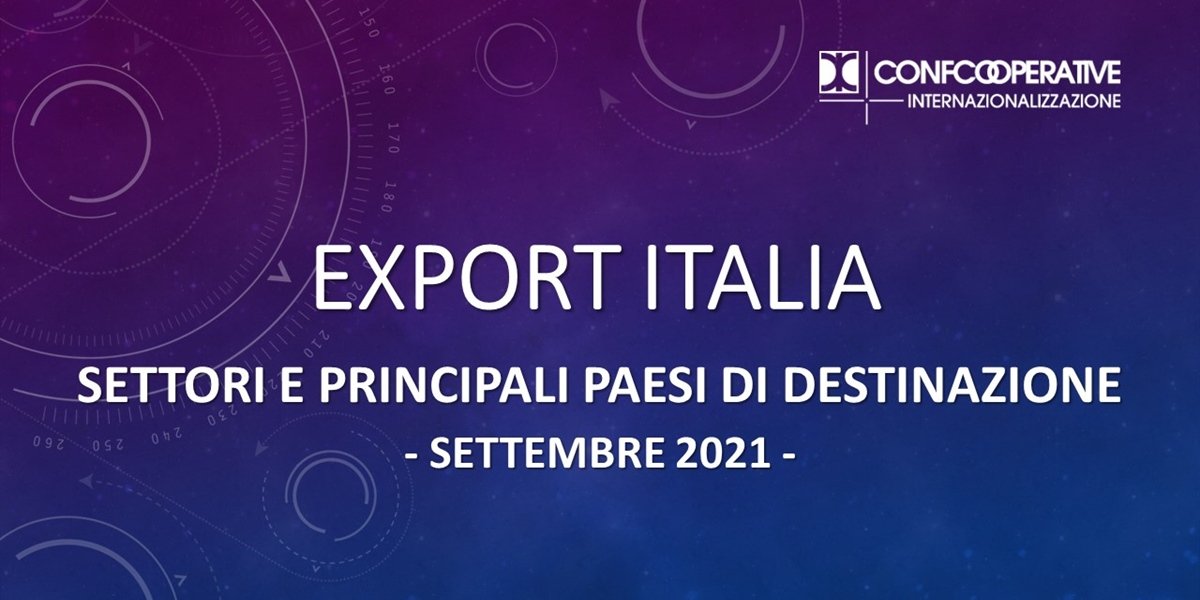 ConfcoopMercati's tweet photo. Le #esportazioni di beni italiani a settembre 2021 raggiungono quota 376,5 MLD €, +20,1% rispetto allo stesso periodo del 2020 e +6% sui valori registrati nei primi nove mesi del 2019, anno non interessato dal COVID-19.
Scopri di più su #ExportItalia >> https://t.co/okTlEJCxv4 https://t.co/2sV6FeAyV5