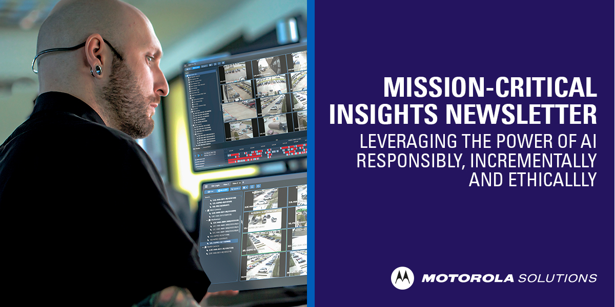 The latest edition of #MotorolaSolutions Mission-Critical Insights newsletter is out. Amongst the articles is one exploring the rise in Artificial Intelligence and how it’s helping first responders make more informed decisions: ow.ly/5AxU103fAbk