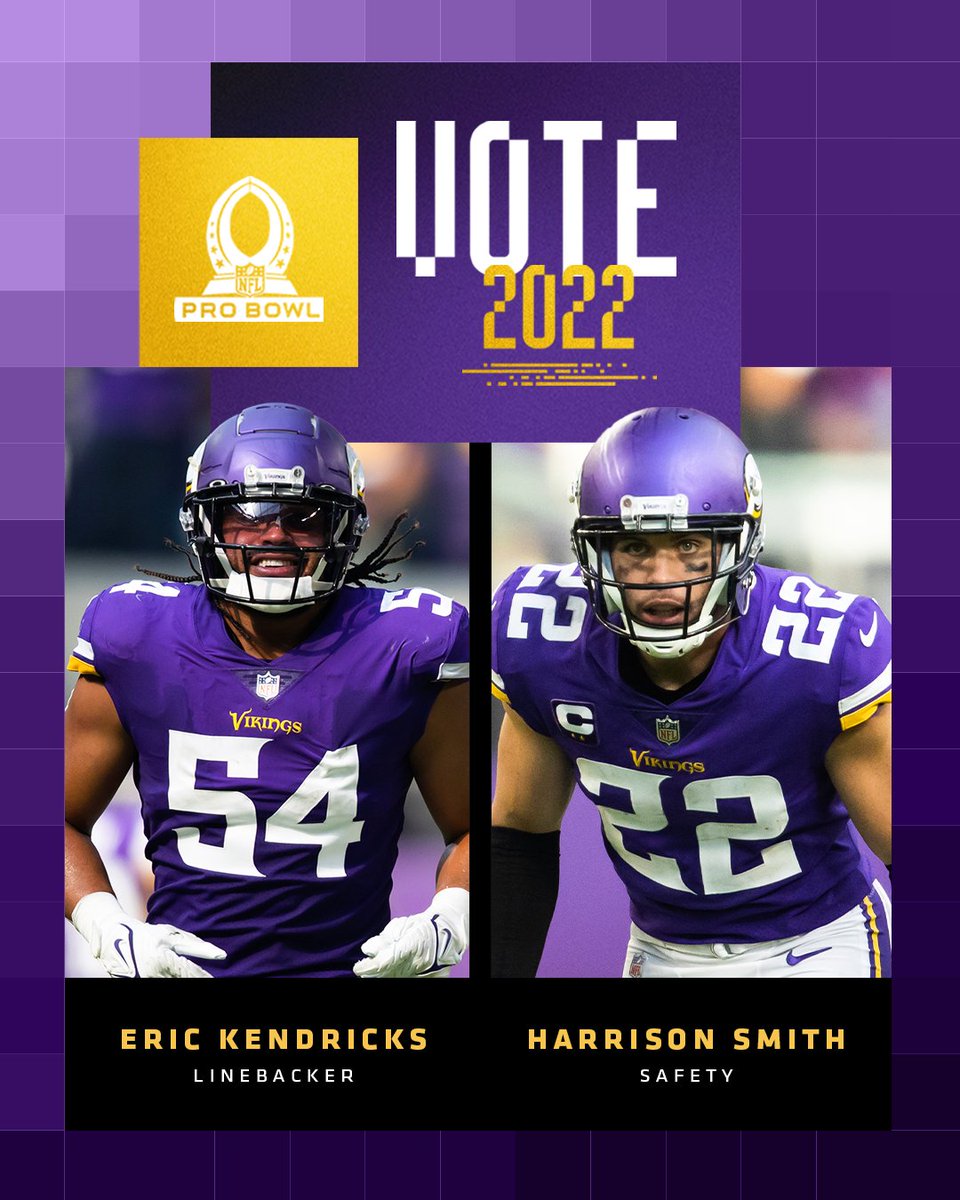 Vikings's tweet image. Last day to vote #Vikings fans!!!

#ProBowlVote 
@KirkCousins8
@dalvincook
@cjham28
@JJettas2 
@brian_oneill_
@athielen19
@EricKendricks54
@HarriSmith22
@NwangwuKene