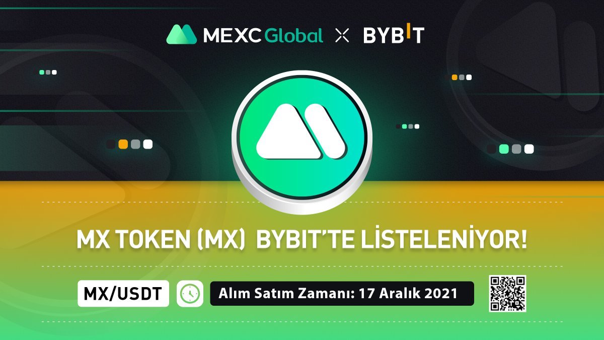 MEXC_Topluluk's tweet photo. 🔥 $MX, Bybit'te Listeleniyor! 🔥

🎁 200 $MX Airdrop Ödülünü Kaçırmayın! 40 Şanslı Kullanıcıdan Biri Olun, 5 $MX Kazanın!

📝 Son Katılım: 17 Aralık 2021 24.00

Katılmak İçin 👇
✅@mexc_turkiye'yi takip et
✅Beğen, retweetle, 5 kişi etiketle
✅MEXC Türkiye Telegram grubuna katıl https://t.co/nwLpPR7Uh8