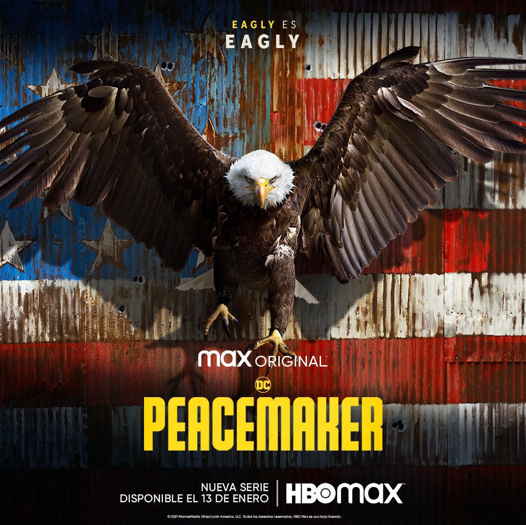 Ningún superhéroe está completo sin su compañero de confianza, y <a href="/DCpeacemaker/">Peacemaker on HBO Max</a> no confiaría en nadie más que en Eagly. LITERALMENTE NADIE.  #Peacemaker