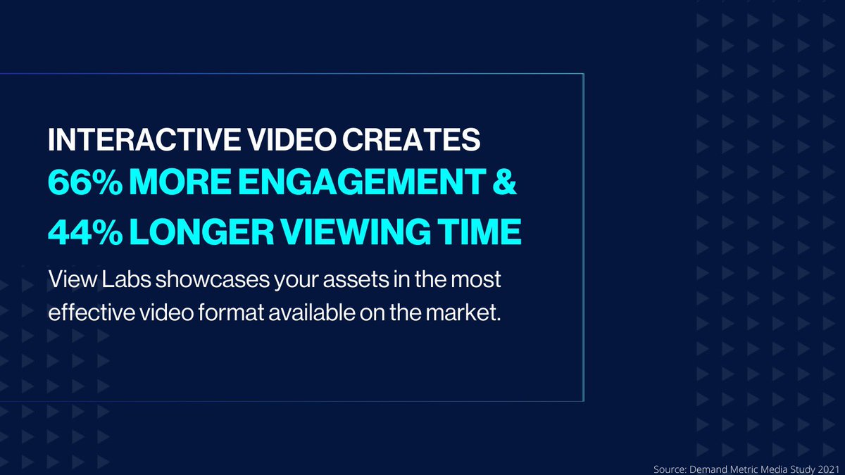 _ViewLabs's tweet image. View Labs interactive videos contain contextualized clickable content that engages viewership and increases traffic, allowing for an immersive &amp;amp; educational viewing experience. Visit viewlabs.com to learn more about our technology! #viewlabs #AVR #VirtualReality