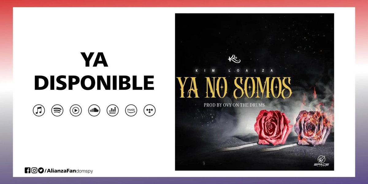 AFandomsPy's tweet photo. 🆕️| Ya esta disponible la nueva canción 'Ya no Somos' de @KimberlyLoaiza_  en todas las plataformas digitales de música. 

¡Escúchalo ahora! https://t.co/08ULY67iWP
