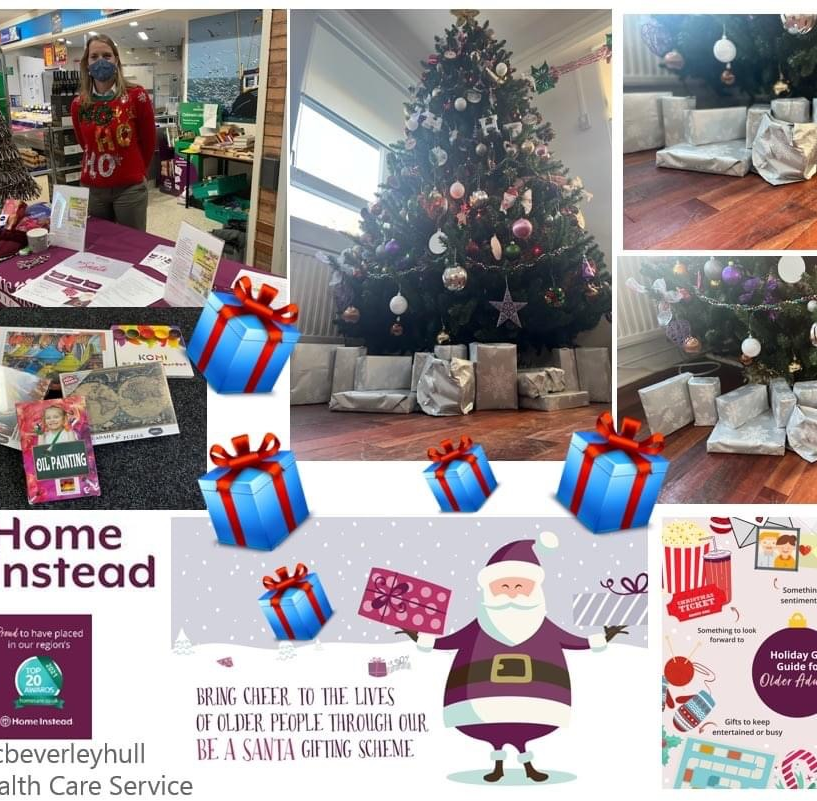 HCHFH_Service's tweet photo. This year we have been chosen by @hisc_beverley to receive gifts to send to our clients. We are so incredibly grateful for this amazing gesture! 🎄🎁⭐️🏡 https://t.co/nfc9Gmo0Ko