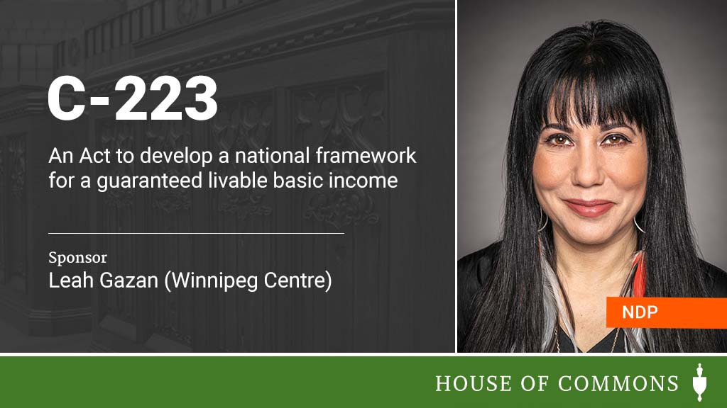 .<a href="/LeahGazan/">Leah ProudLakota (she/her)</a> introduced Bill #C223 in the #HoC.

The full text of the Bill will be available later today: ow.ly/gtqy50EMc7z