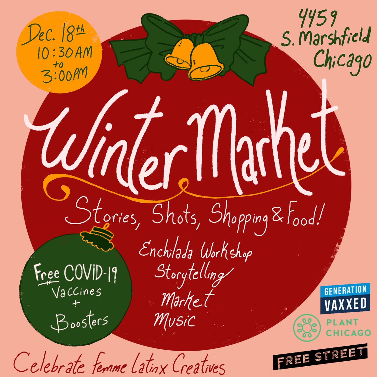 Join us this Saturday for stories, food, live music, vaccination shots, and shopping. The event is FREE - register for the eventbrite here: eventbrite.com/e/winter-marke…