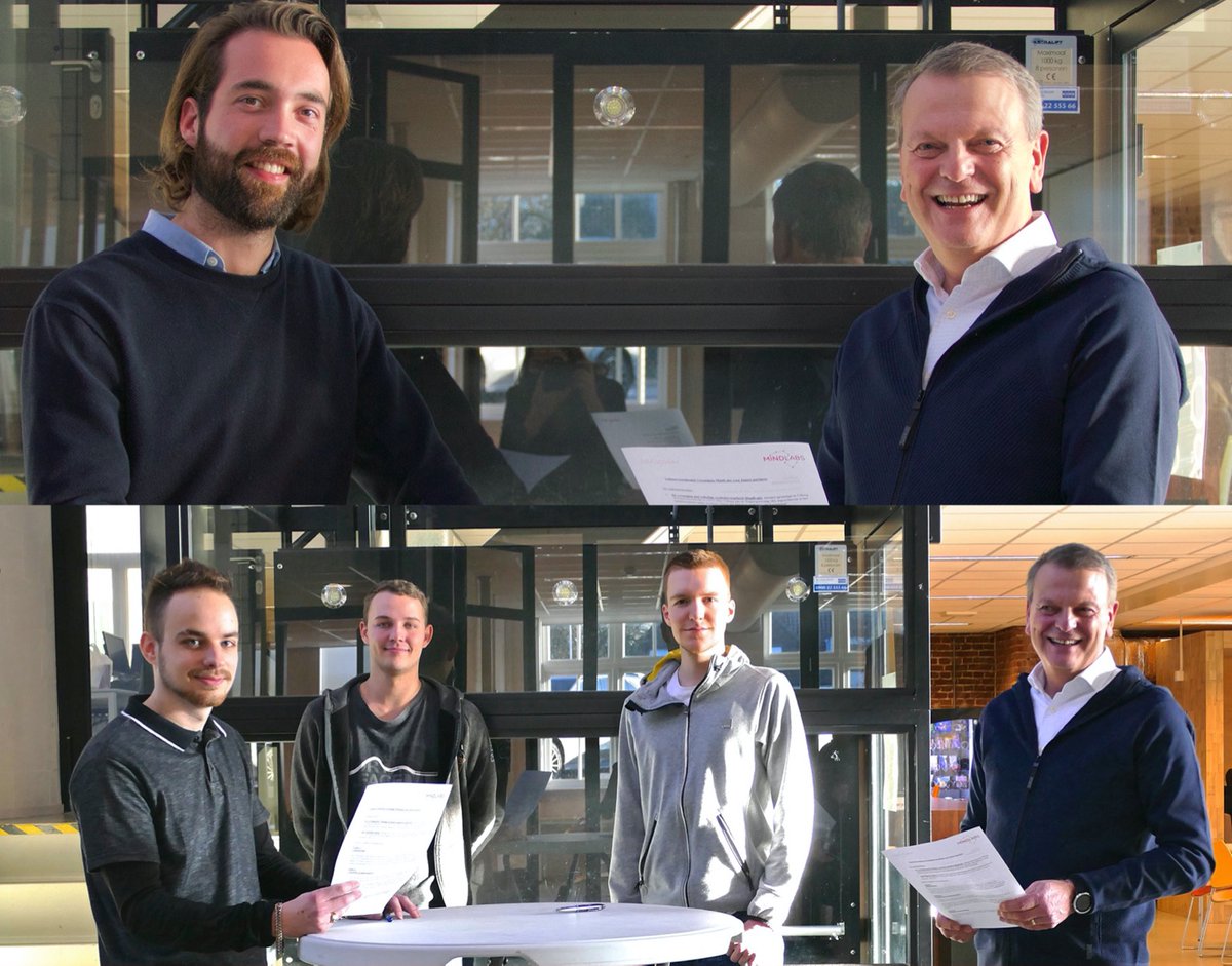 Vers van de pers 🤝 | Een mooie dag voor ons ecosysteem. #MindLabs is met de ondertekening van Scrumble en Anti-Wisdom Studios namelijk niet één, maar twee nieuwe partnerschappen rijker! Beste partners, van harte welkom in de MindLabs-familie!
