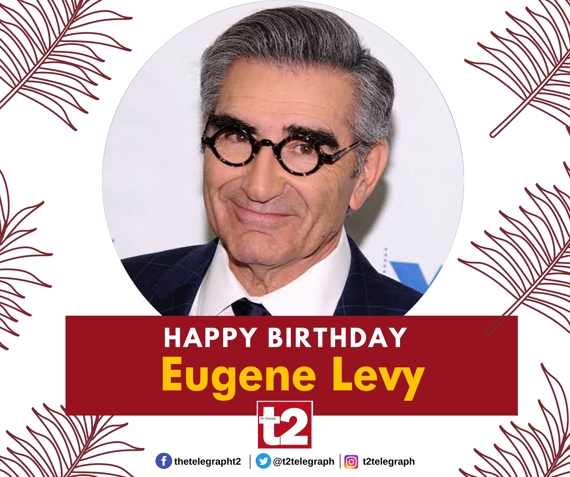 He makes Johnny Rose one of the most engaging characters of the small screen. Happy birthday, Eugene Levy! 