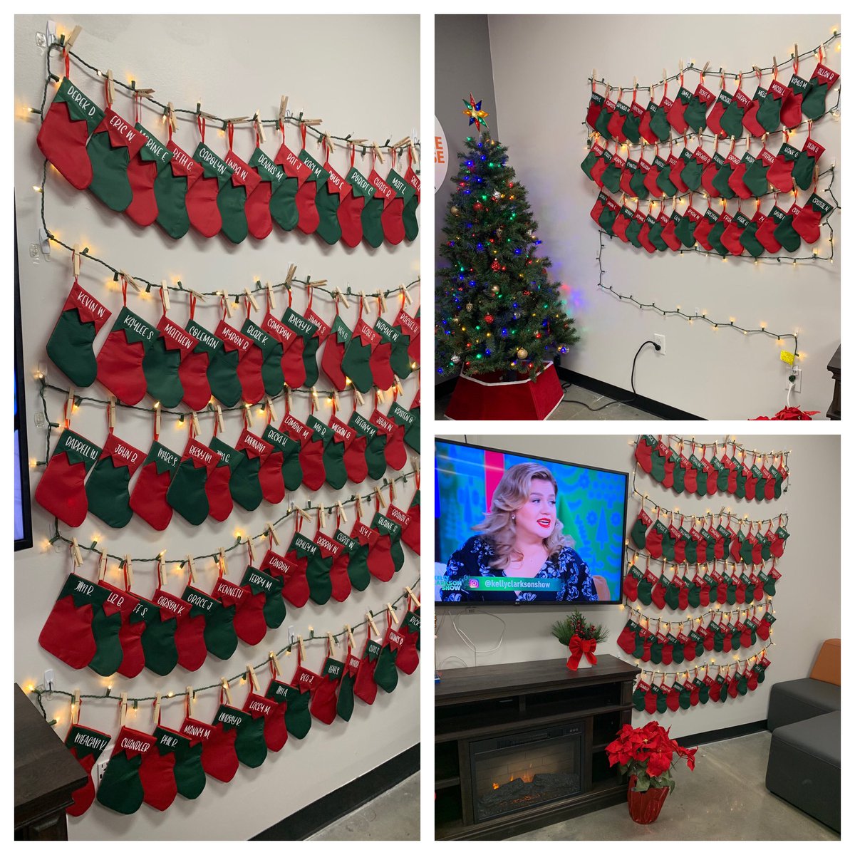 “And the stockings were hung by the chimney with care.” #MerryChristmas #745family #lovethisteam <a href="/BIBPhotography/">Scott O'Neal</a> <a href="/MeyGarcia19/">Mey Garcia</a> <a href="/sean_gary/">Sean Gary</a> @AndreaMcTHD @thd_young