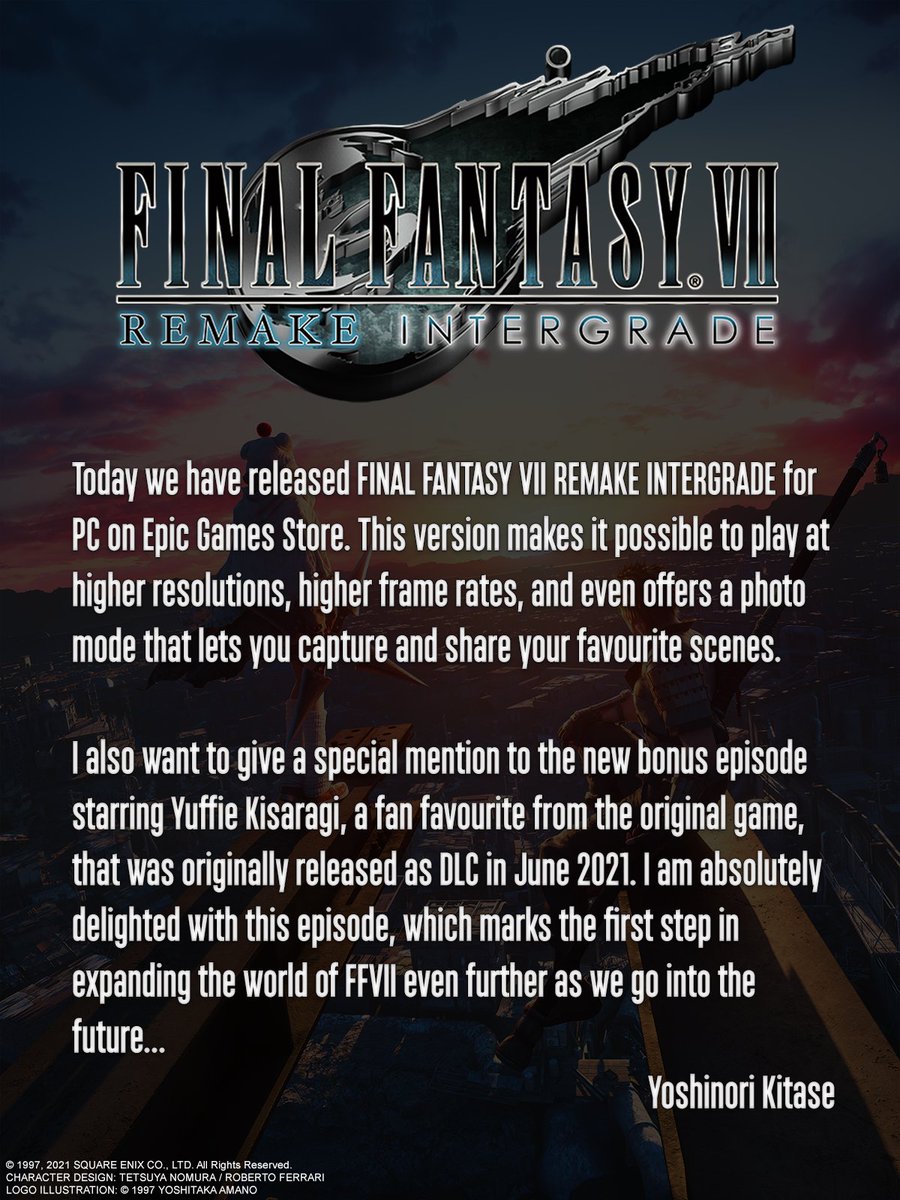 FINAL FANTASY VII tweet media