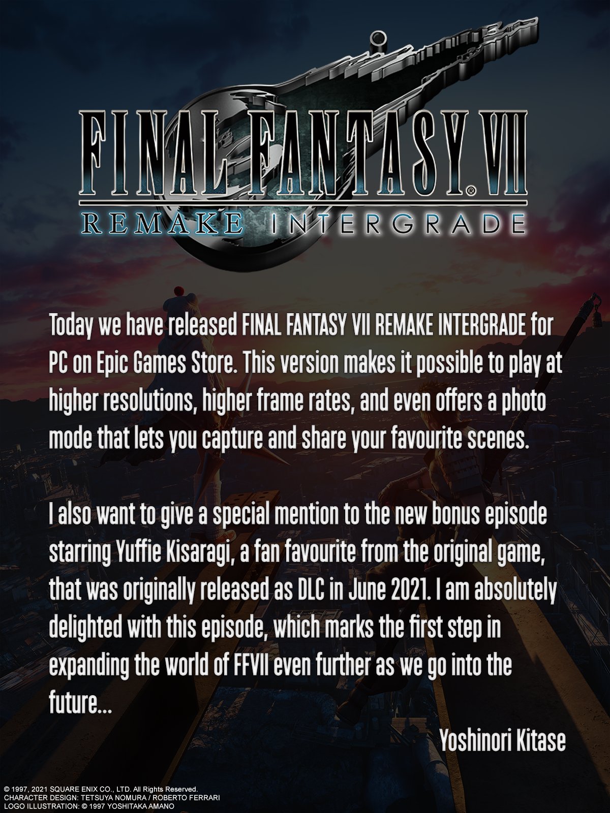 Final Fantasy VII Remake Intergrade update – Yuffie episode DLC