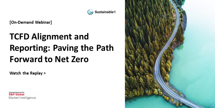 Learn about corporate and investor-driven motivations for #TCFD alignment and the powerful role reporting data plays on the path to net zero. Watch our recent webinar on demand here: ow.ly/eYyf50H9wrf #netzero