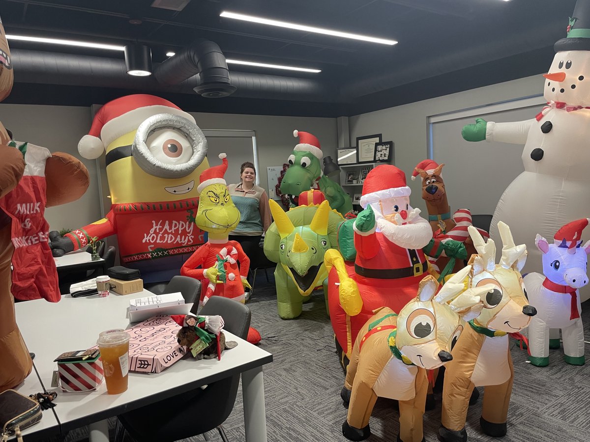 We love Principal Deaver and our campus Elf on the Shelf LOVES to prank her. #elfontheshelf