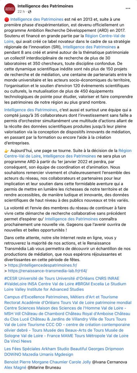 Intelligence des Patrimoines tweet media