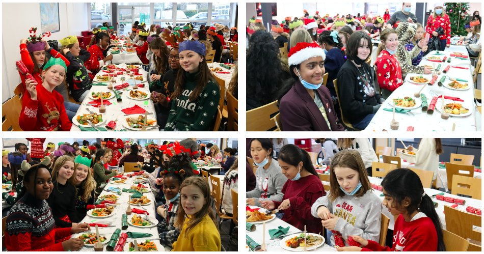 invictagrammar's tweet photo. It was amazing to see everyone come together this year for our Christmas Lunch yesterday - with huge thanks to @SchoolCatering we managed to serve a record breaking 969 lunches! #schools #catering #students #christmaslunch https://t.co/DSJmczvDPY