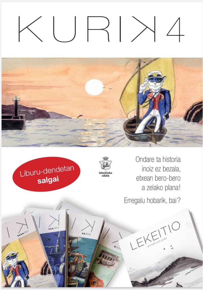 koldogoitia's tweet photo. 🟢 Bihar barikua, abenduak 17, arratsaldeko 19:00etan #KURIK liburuaren 4. zenbakia aurkeztuko da. Kultur etxeko #Azkue aretoa @Lekeitio_Udala ⏩ https://t.co/n6V61CCCQk