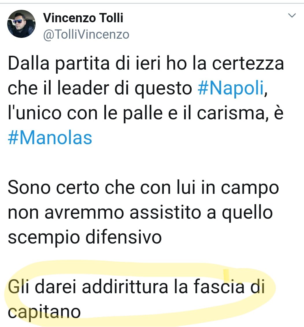 FC_1977's tweet image. Addirittura...

Kostas, secondo Vicienz Troll

#Manolas