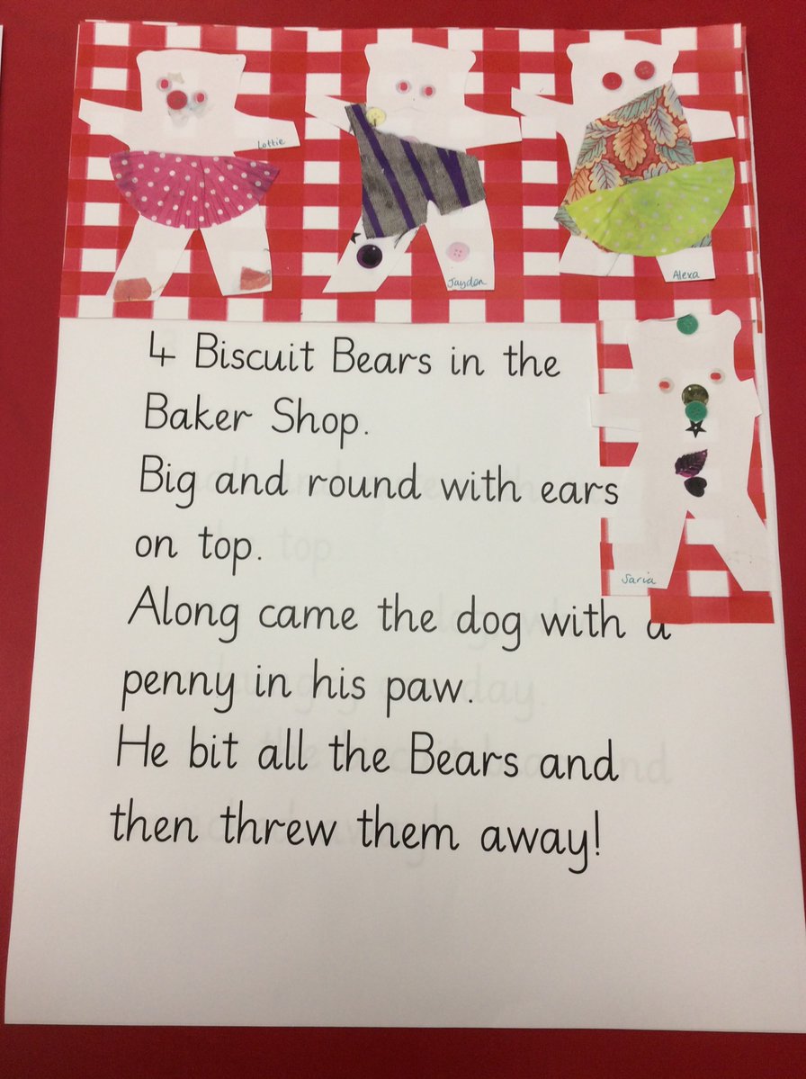 ronaldrosssw19's tweet photo. The Nursery children have been reading Biscuit Bear by #minigrey The Class designed our own biscuit bears, ready to attend a circus! We have created our own song around one we know. Can you guess which song we have re-written? https://t.co/ihAXvocjjj