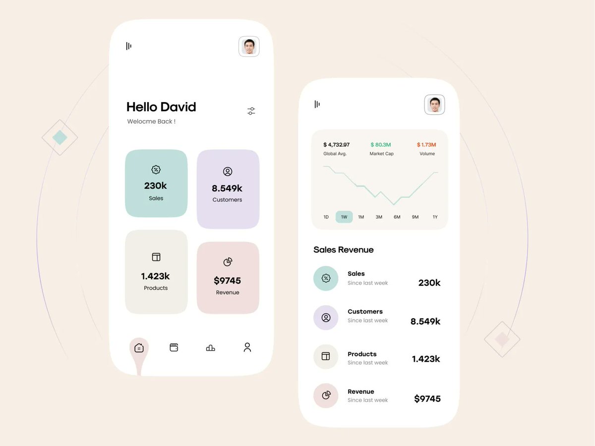 dribbble's tweet photo. Finance App Light Color scheme by Ghulam Rasool 🚀 for Cuberto – https://t.co/IE79EUxC2C
#finance #app #appdesign #mobileapp #appdesigner #uidesign #uxdesign #mobileinterface #dribbble https://t.co/CufHvMZ2Yd