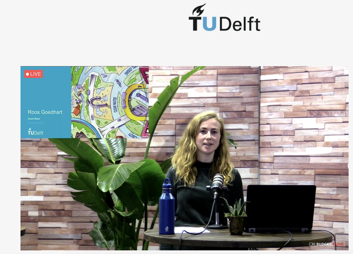 <a href="/RoosGoedhart/">Roos Goedhart</a> is now rocking the stage of <a href="/TUDelft_CT/">TU Delft Civil Engineering and Geosciences</a> faculty talkshow about her MSc research!