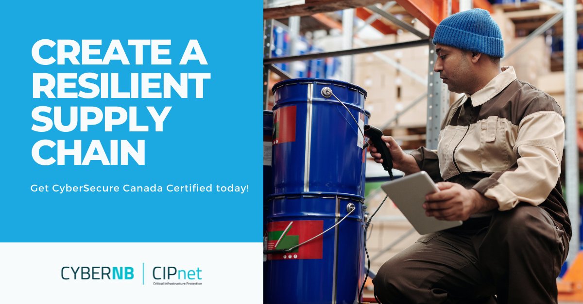 Create a resilient supply chain with CyberSecure Canada! Achieve peace of mind by leveraging the one-of-a-kind online platform to measure and manage supply chain’s level of cybersecurity compliance. Access is FREE of charge visit cybernb.ca/Trust-and-Comp… enter code CMMC2021
