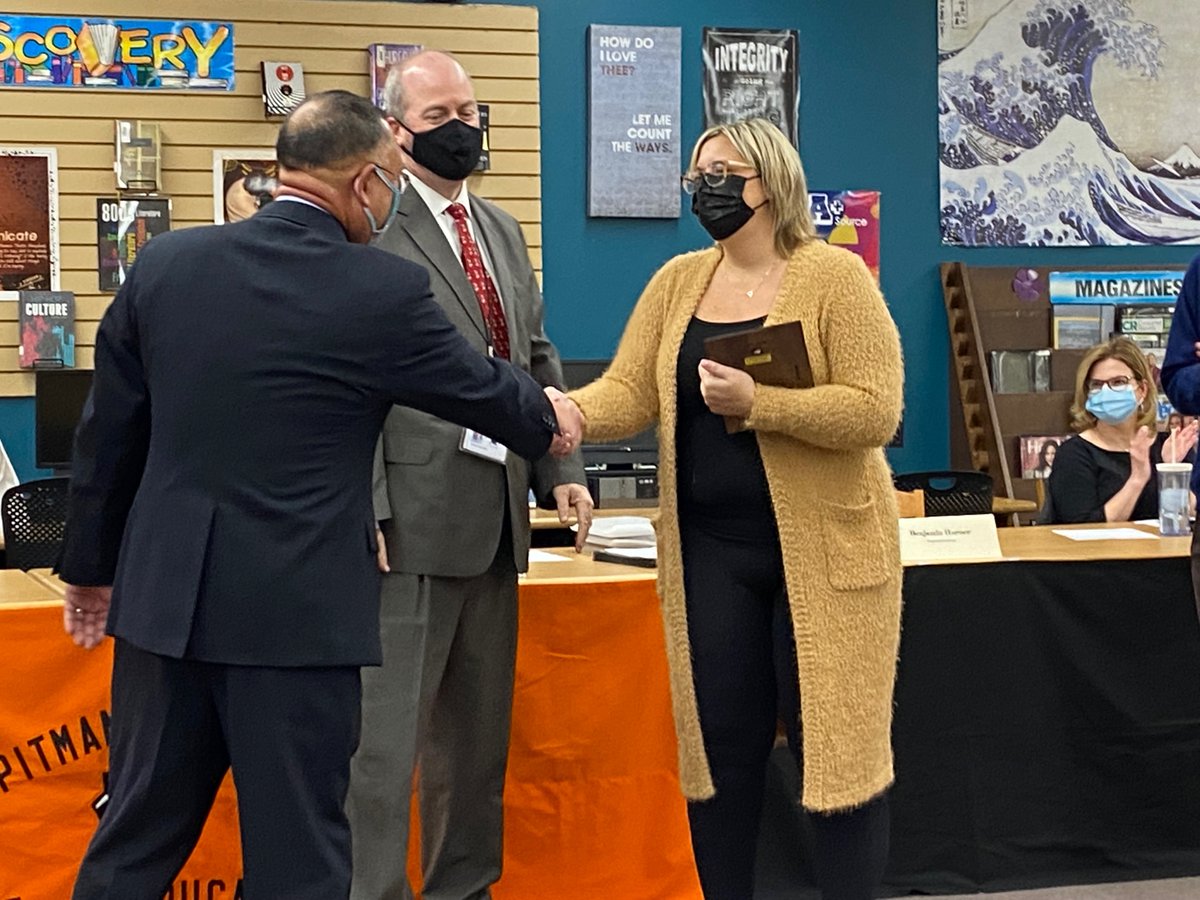 CONGRATULATIONS to Mrs. Christina Lawrence, Pitman High School nurse for being selected as the Staff Spotlight for 2021!