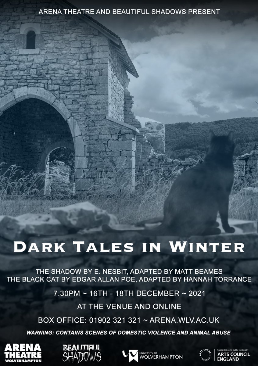 Arena_Theatre's tweet image. TONIGHT is the first night of three for two new ghost stories for Dark Tales in Winter!

Join us in-person or via our livestreams for two chilling ghost stories, perfect for the festive season.

Starring Alex Lacey and Dru Stephenson.

Tickets just £10!
👉 bit.ly/3GJfeC8