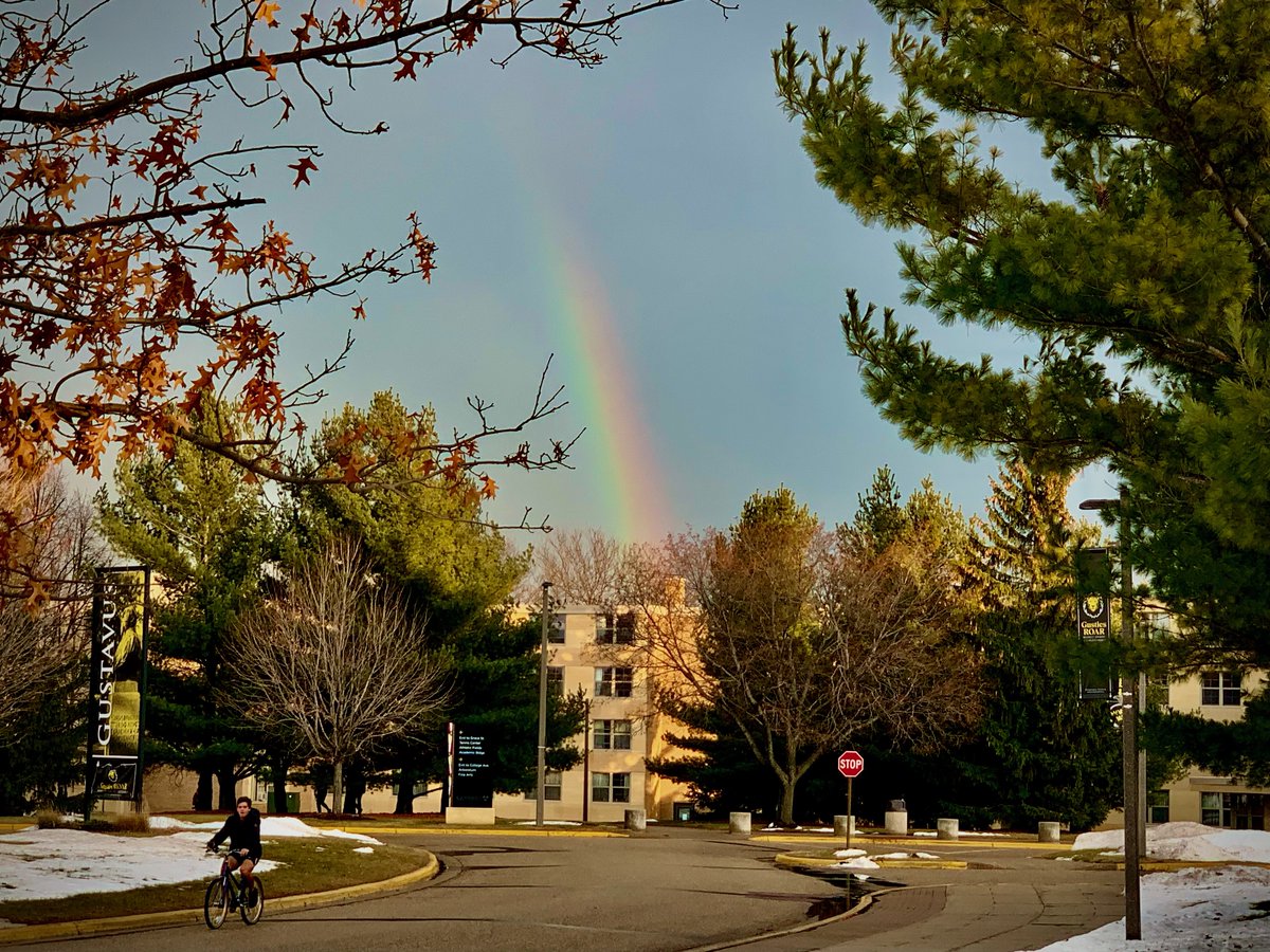 The calm before yesterday's storm 🌈

#whygustavus