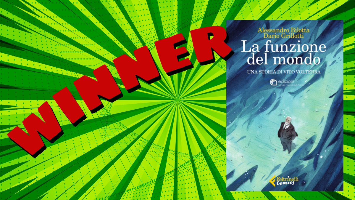 La Funzione del Mondo, la graphic novel su Vito #Volterra di <a href="/signorbilotta/">Alessandro Bilotta</a> e Dario Grillotti vince il <a href="/PremioDivScient/">Premio Nazionale di Divulgazione Scientifica</a>, Area D <a href="/feltrinellied/">Feltrinelli Editore</a> #comics, <a href="/ComicsScience/">Comics&Science</a>,  <a href="/ComunicareCnr/">Consiglio Nazionale delle Ricerche - Comunicazione</a>, <a href="/CNRsocial_/">CNR Consiglio Nazionale delle Ricerche</a> <a href="/RobertoNatali13/">Roberto Natalini</a>