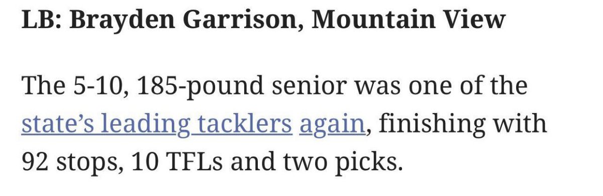 Blessed to be named first team all state 💚