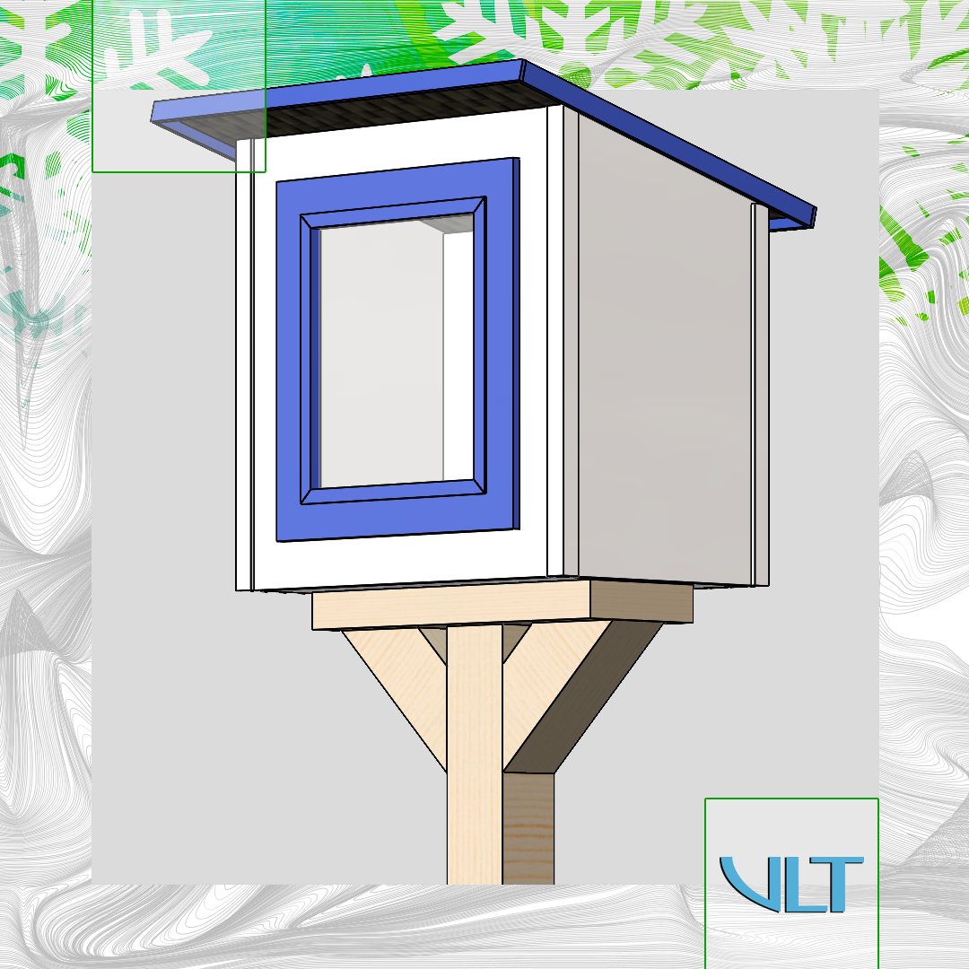 VLTCORP's tweet image. VLT is donating 35 #LittleFreeLibraries to Rotary District 5870! We’re constructing these book exchange boxes (3D rendering shown here) to help foster literacy and community in central Texas through books.
#readmorebooks #givingback #reading #donate