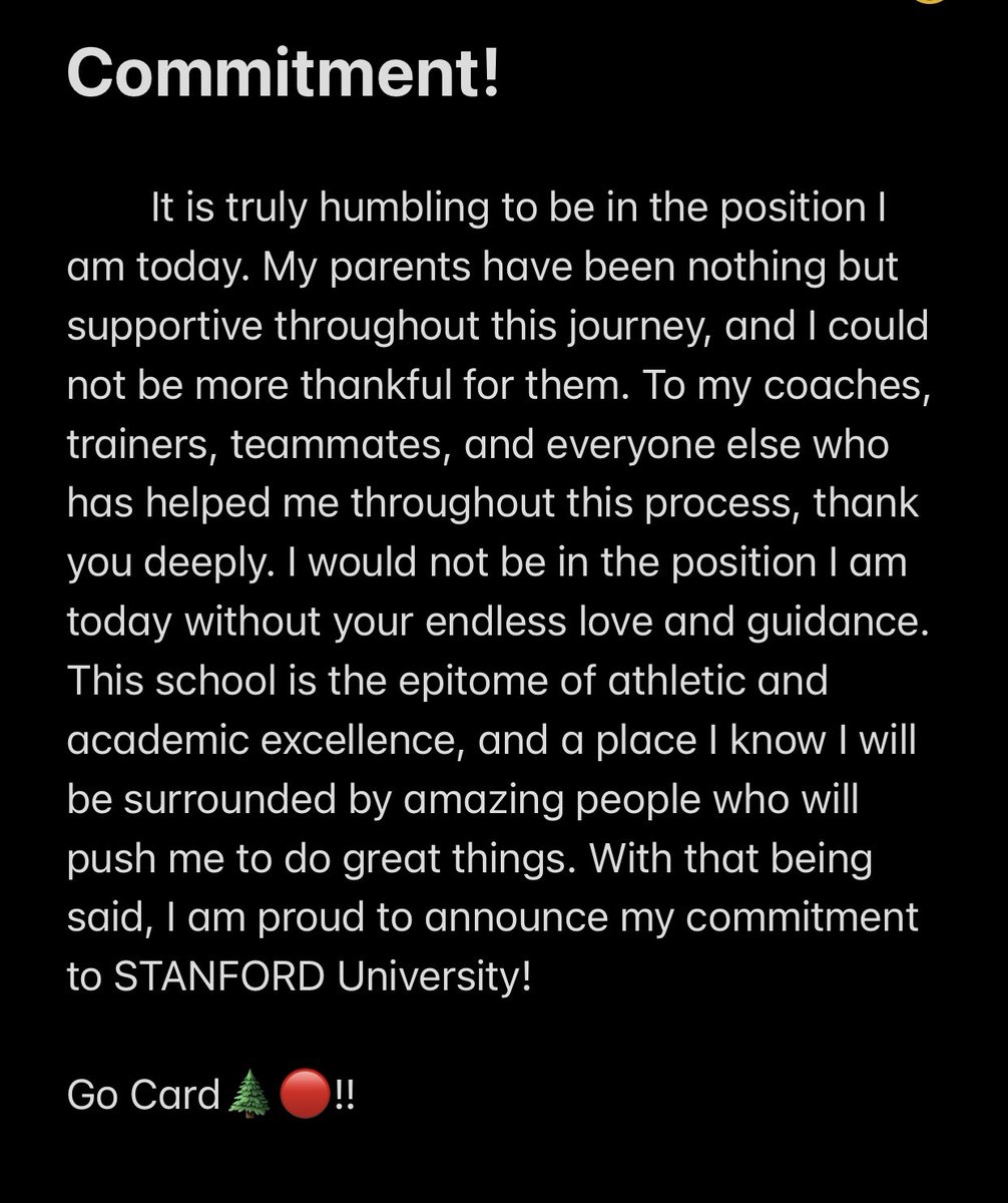 Dreams to reality!
I am humbled to announce my commitment to Stanford University! #CardClass22 🌲🔴

<a href="/CoachDavidShaw/">David Shaw</a>  <a href="/Coach_Diron/">Diron Reynolds</a> <a href="/coach_moynahan/">Patrick Moynahan</a> <a href="/CoachL_Anderson/">Lance Anderson</a> <a href="/Micah_Chen/">Micah Chen</a> <a href="/BrandonHuffman/">Brandon Huffman</a> <a href="/RylandSpencer/">Ryland Spencer™</a> <a href="/INW_FOOTBALL/">Inland Northwest Football</a>